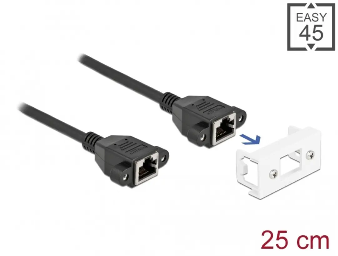 Delock Network Extension Kabel Cat.6A 25cm