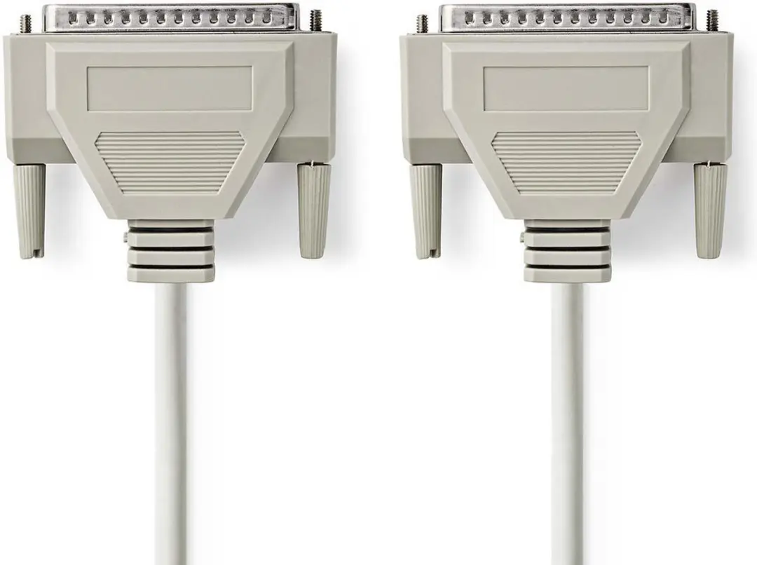 Nedis D-SUB 37-Pins Seriële Kabel 1m - Ivoor
