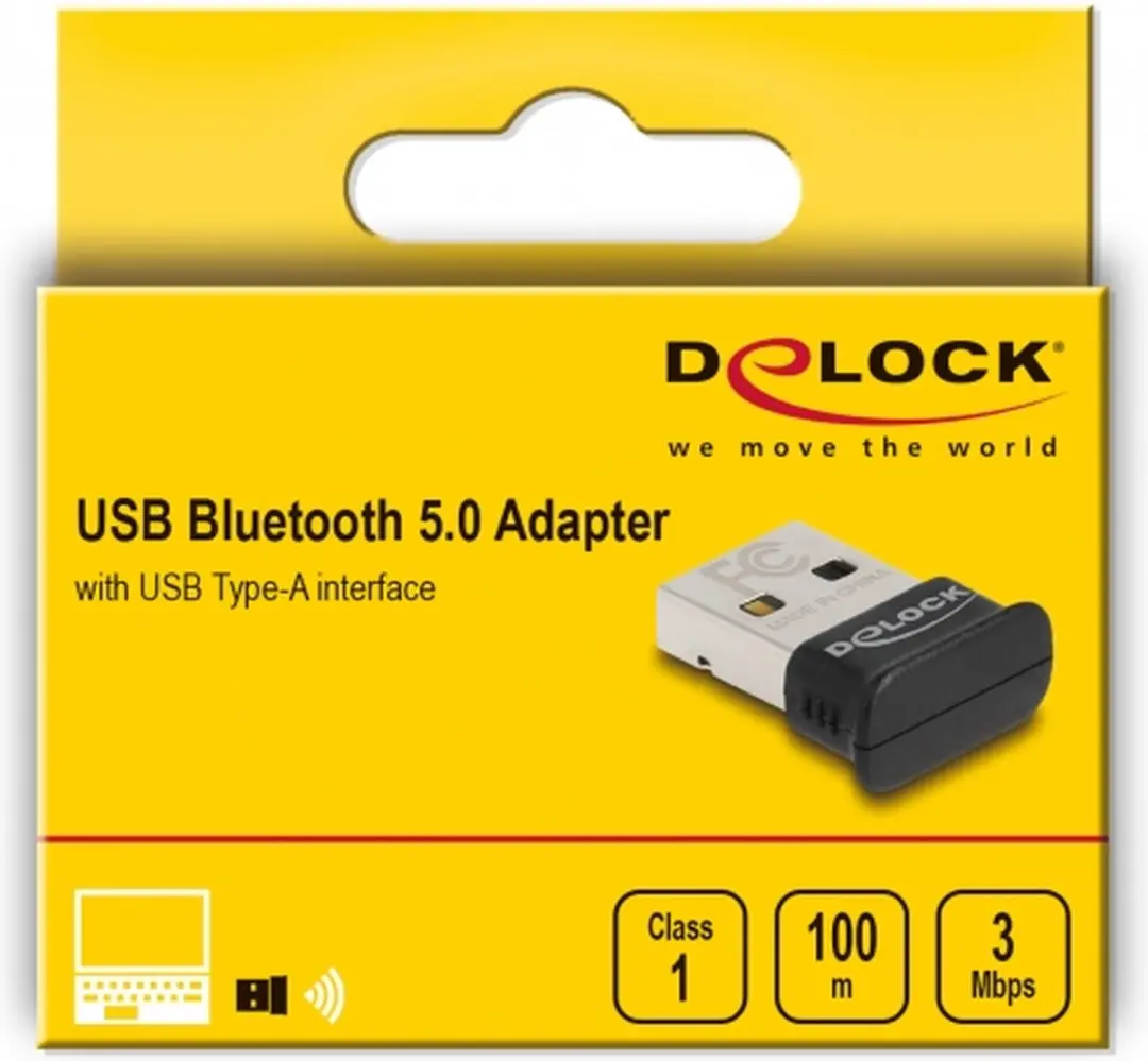 Delock USB Bluetooth 5.0 Adapter 61024 - Zwart