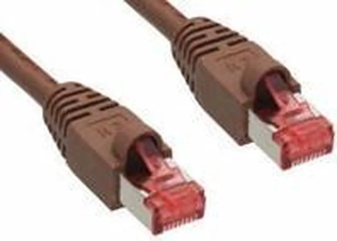 InLine Patchkabel S/FTP Cat.6 0,3m - Bruin