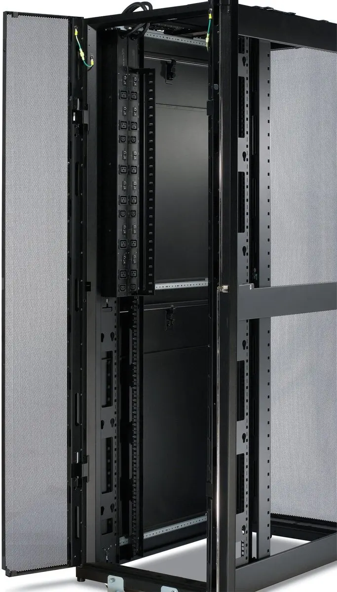 APC AP7555A Rack PDU - 9 Stopcontacten 22kW Zwart