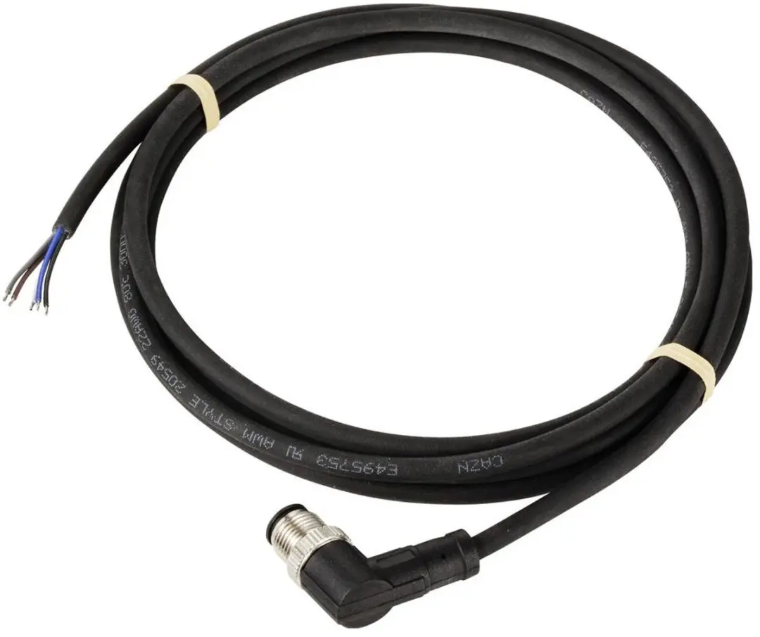 Tru Components TC-12833144 Sensor/Actuator M12 Kabel - 5-polig - 10m - Zwart