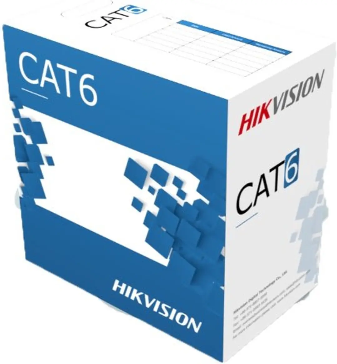 Hikvision DS-1LN6-UE-W Netwerkkabel 305m Cat6 U/UTP