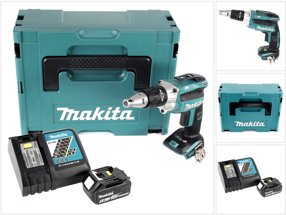 Makita DFS 250 RT1J Accu Droge Montagebouwschroevendraaier 18V