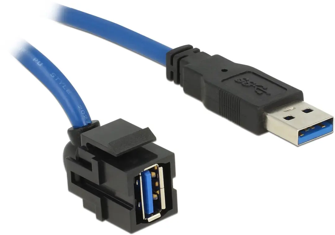 Delock USB-A Haaks Keystone Module 5Gbps