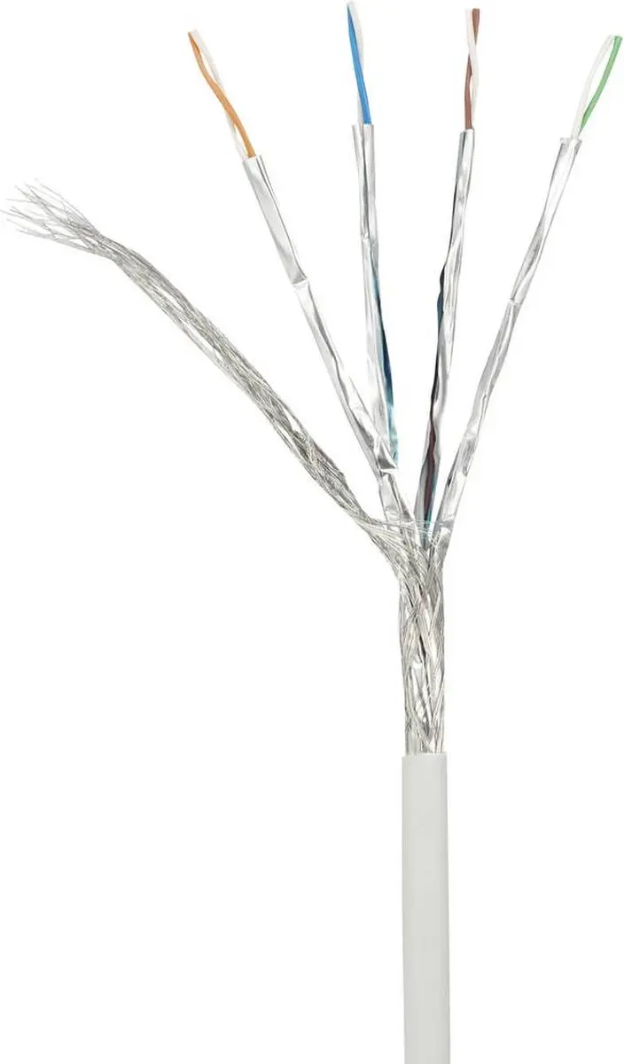 Renkforce RF-4145298 Netwerkkabel CAT 6A S/FTP 20m - Grijs
