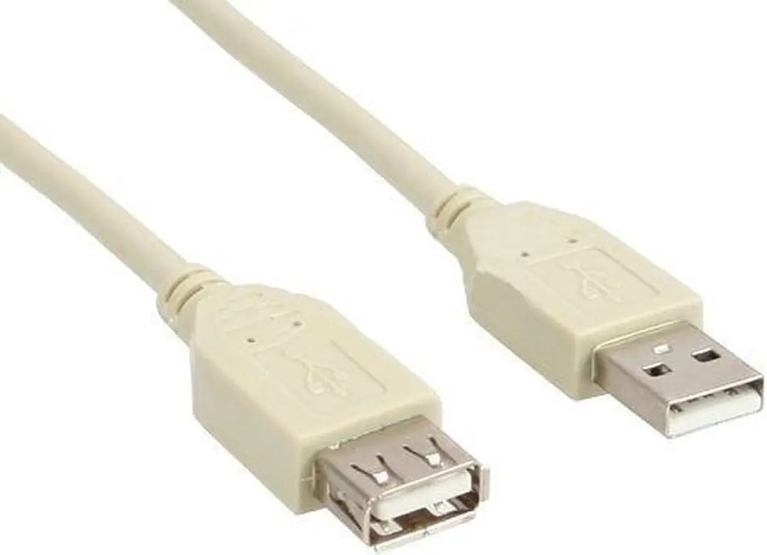 InLine USB 2.0 Verlengkabel Type A - 3m - Grijs