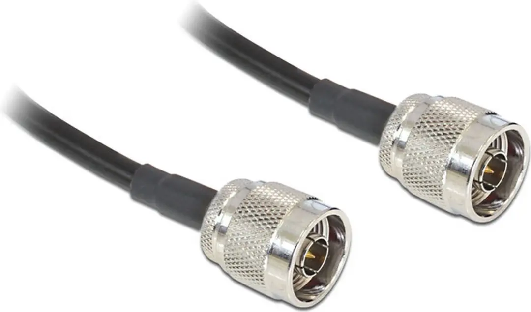 Delock LMR195/RF195 Kabel 50 Ohm - 1m - Zwart