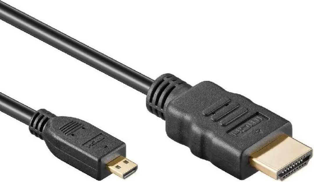 Goobay HDMI-kabel 4K 60Hz Micro-HDMI - Zwart