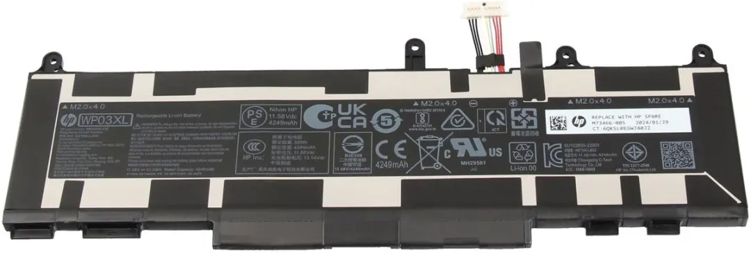HP WP03051XL-PL Batterij