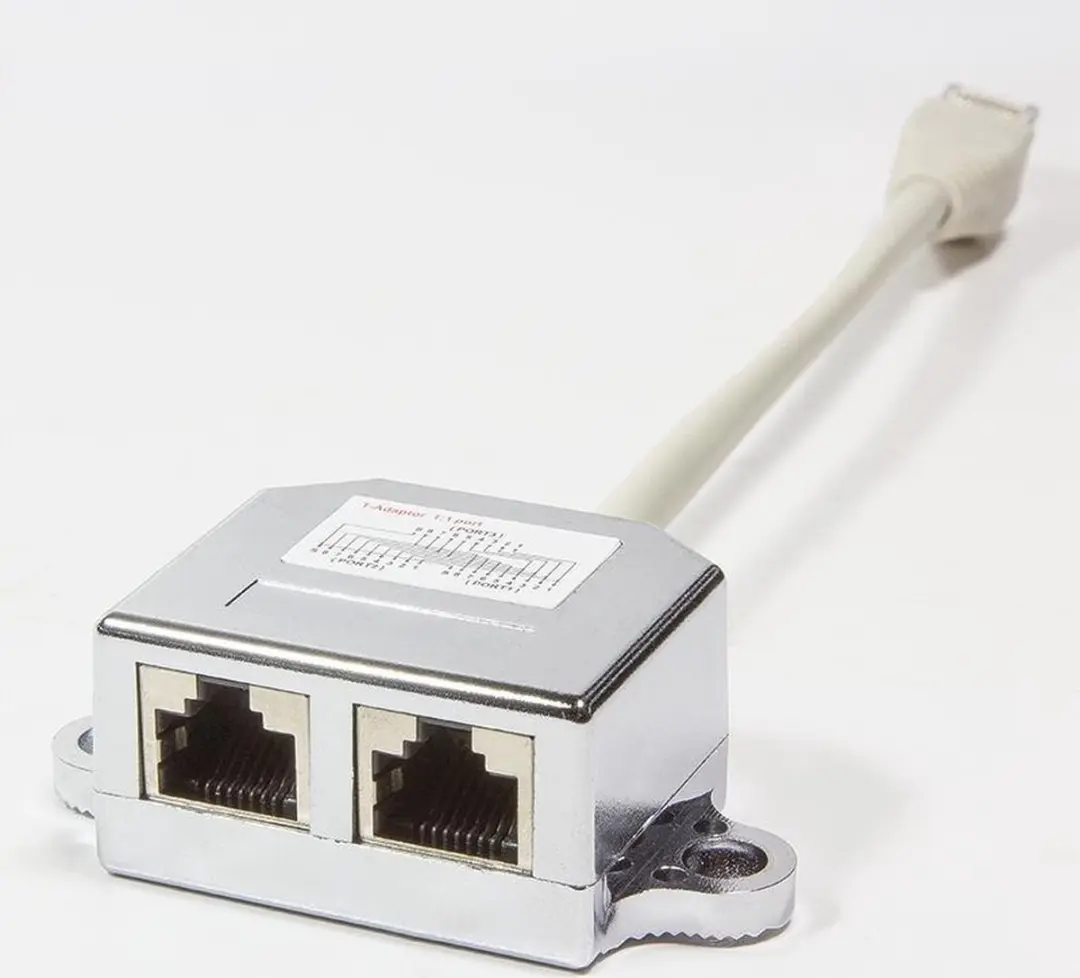 Logilink NP0042 Kabel Splitter CAT5 - Zilver/Wit