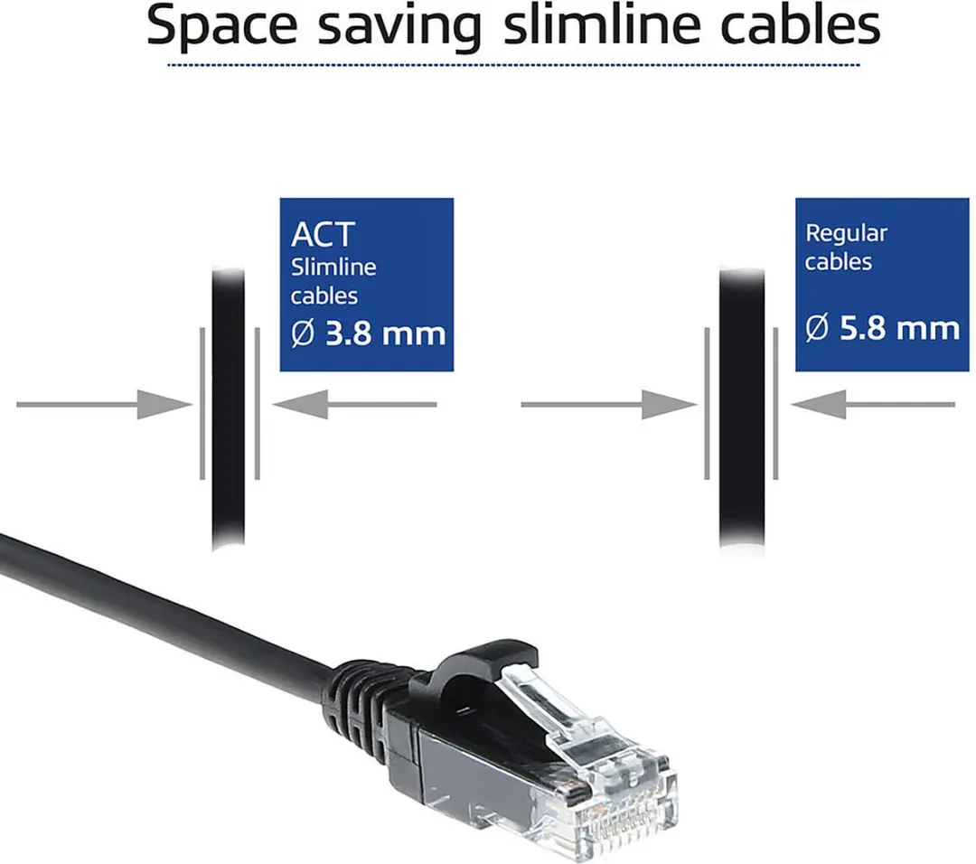 ACT DC9907 CAT6 Patchkabel 7m - Zwart