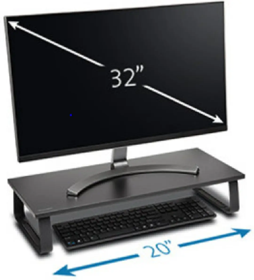 Kensington K55726EU Monitorstandaard Extra Breed - 32" / 20kg - Zwart