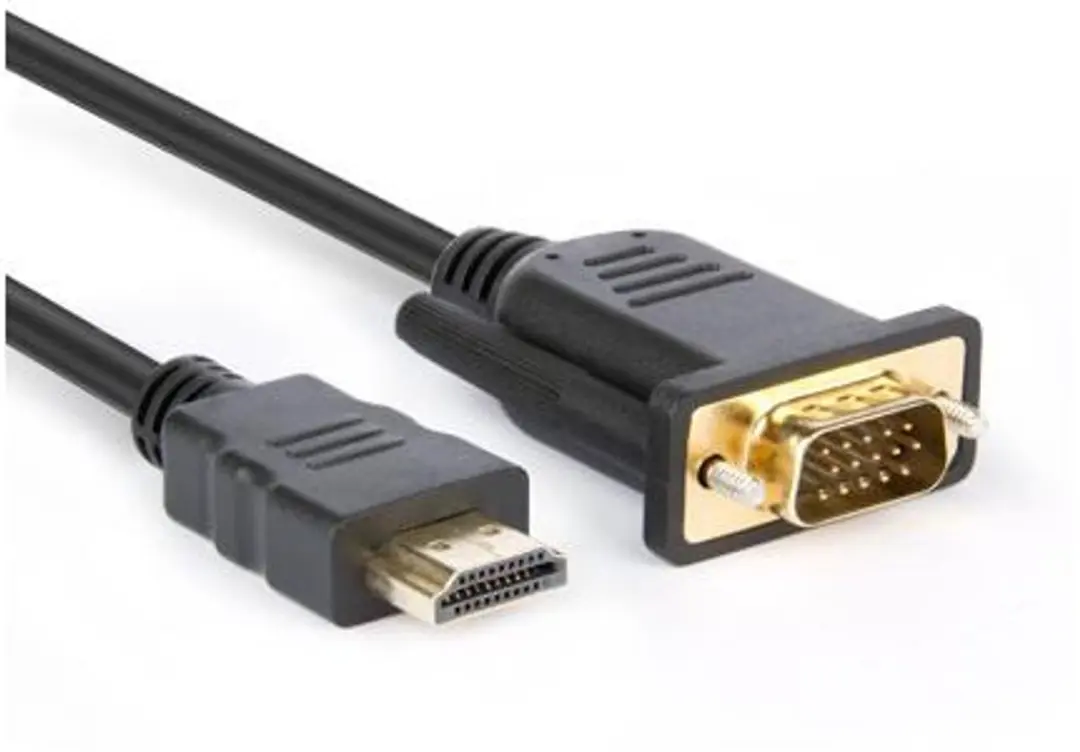 Hamlet XVCHDM-VGA180 HDMI naar VGA Adapter 1,8m - Zwart