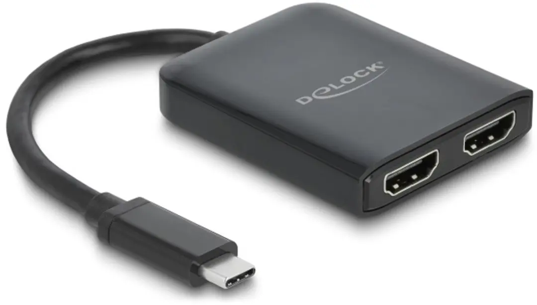 Delock USB-C Splitter DP Alt Mode 2x HDMI MST