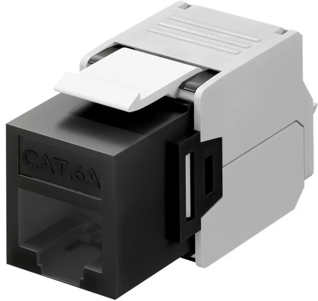 CAT6a UTP Keystone Connector DS-KC-UTP6A-TL-6 - Toolless - Oranje