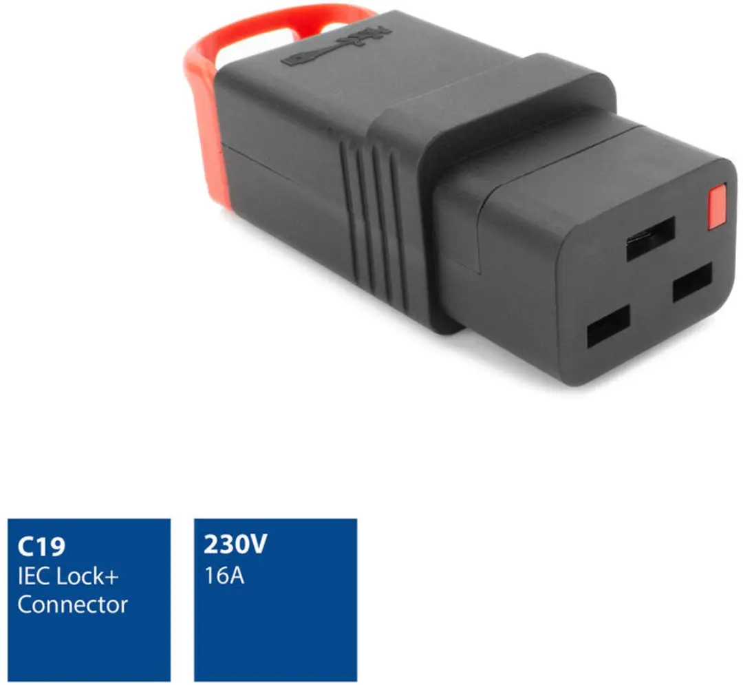 ACT C19 IEC Lock+ PL9000 Herbedraadbaar - Zwart