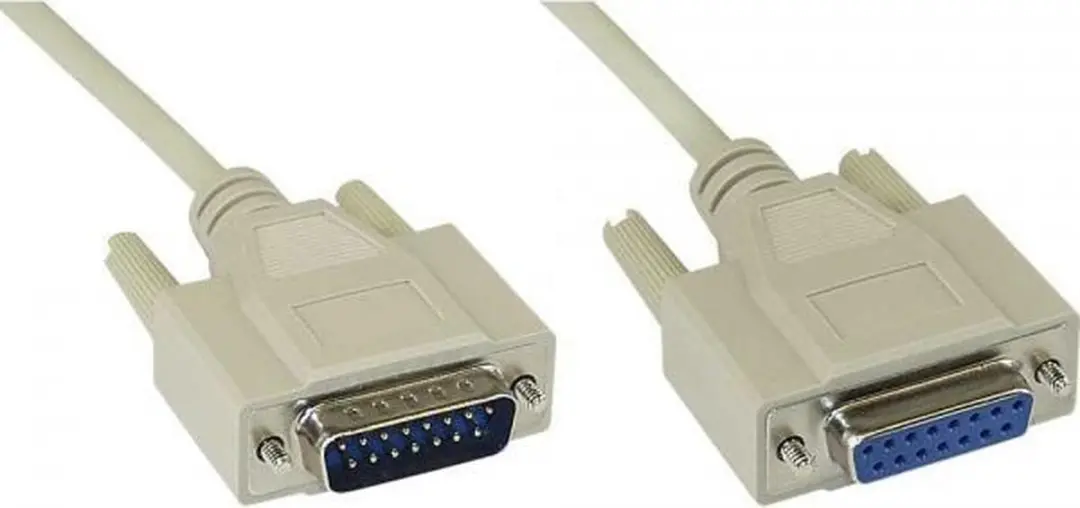 InLine Gameport Kabel 15-pins SUB-D Verlengkabel - 10m - Beige