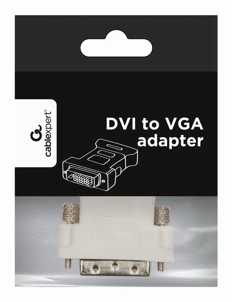 Gembird CablExpert A-DVI-VGA Adapterstekker - Wit - afbeelding 6 van 6