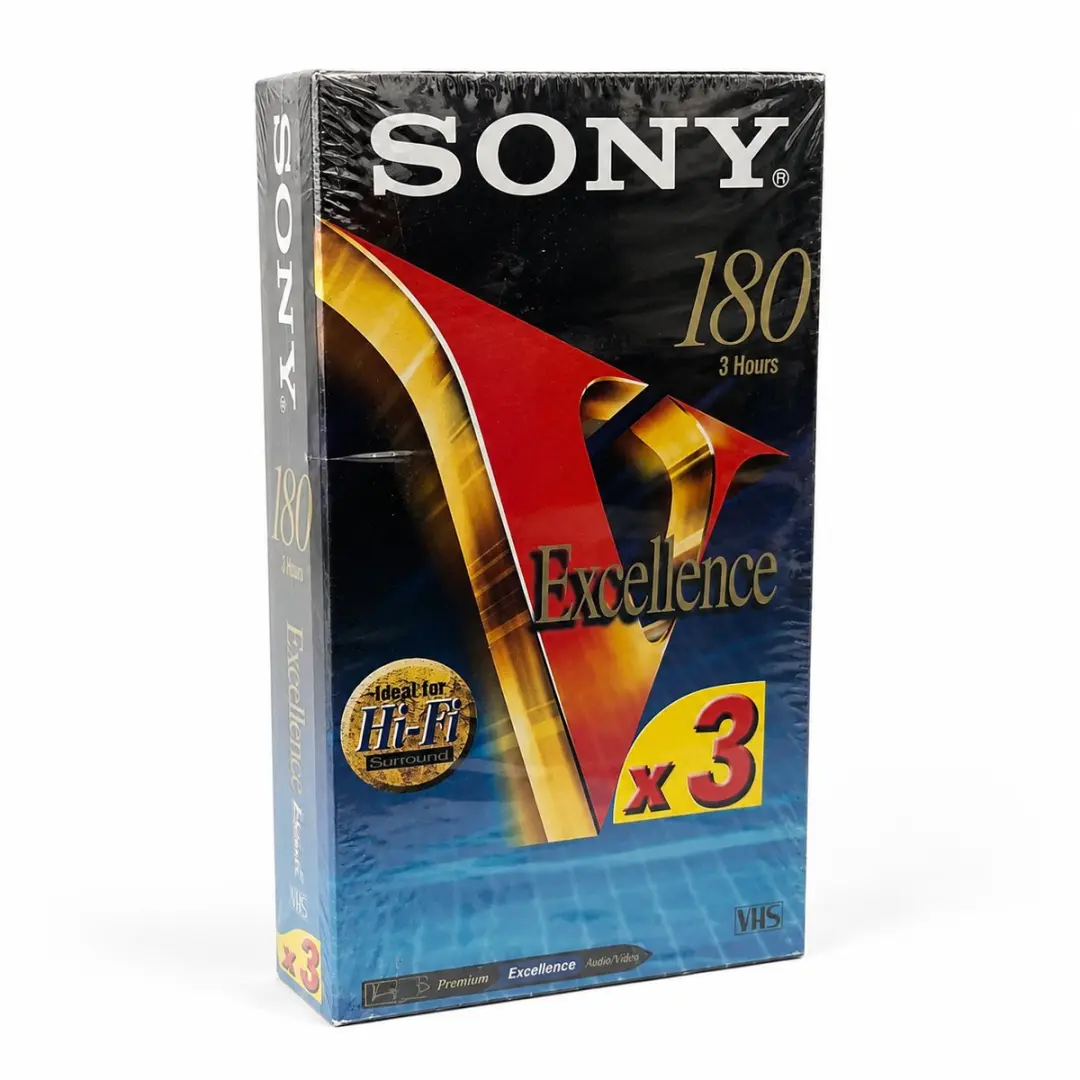 Sony Excellence VHS Videobanden E-180