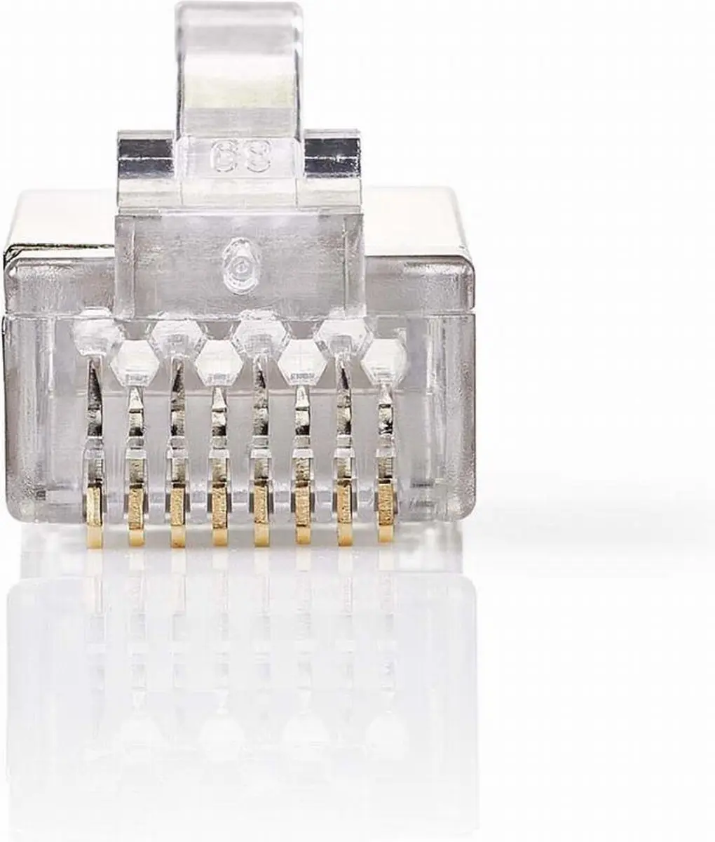 Nedis RJ45-connector Mannelijk CAT6 STP Verguld - 10 Stuks