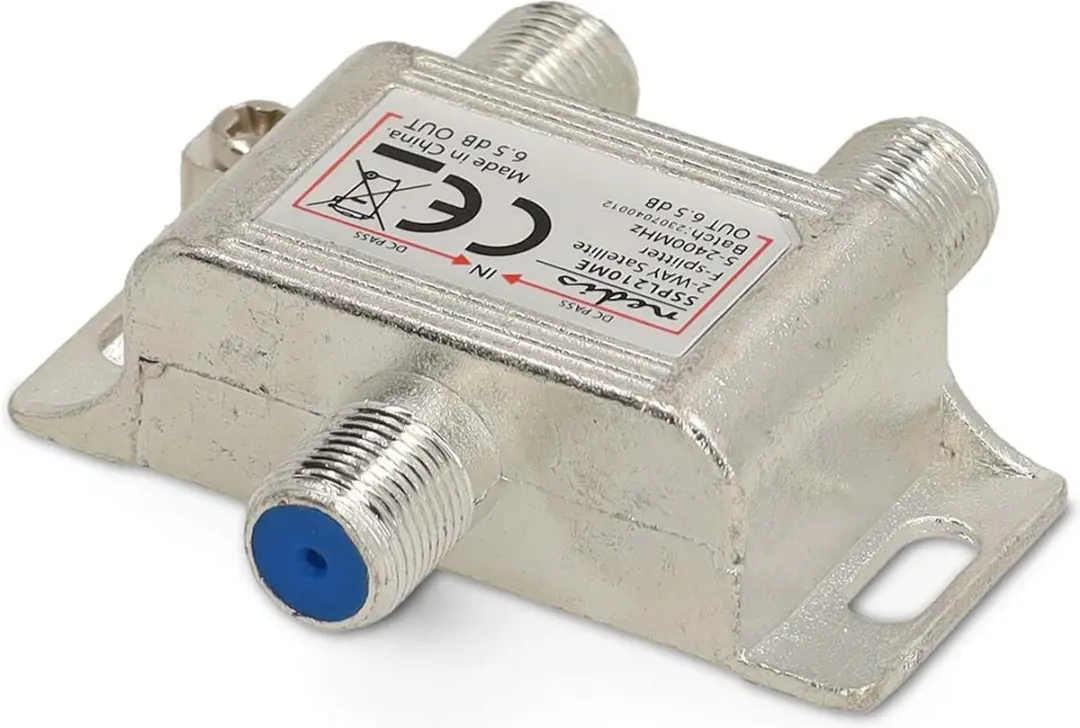 Nedis SSPL210ME Satellietsplitter - 2 Outputs - 2400 MHz