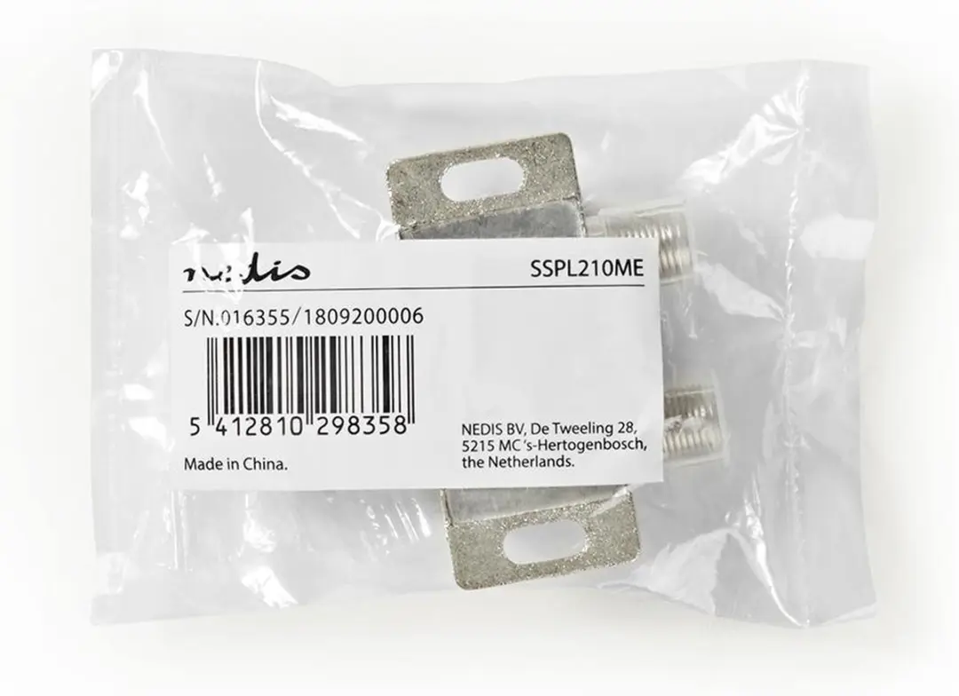 Nedis SSPL210ME Satellietsplitter - 2 Outputs - 2400 MHz