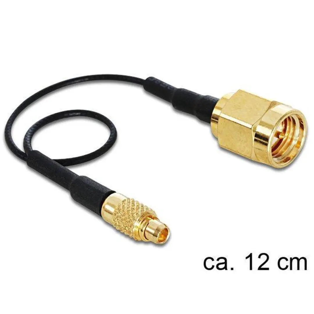 Delock WLAN naar SMA Kabel 0.12m - Zwart
