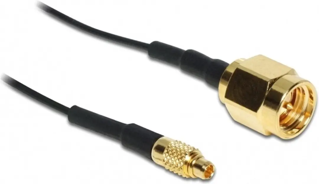 Delock WLAN naar SMA Kabel 0.12m - Zwart