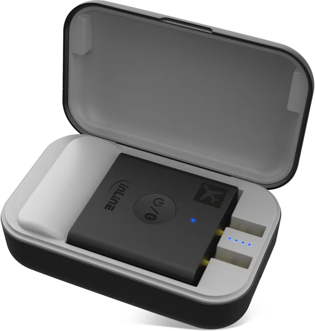 InLine Bluetooth Audiozender Vliegtuig BT 5.0 aptX HD/LL