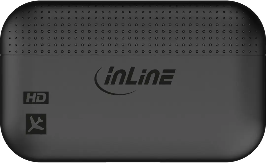 InLine Bluetooth Audiozender Vliegtuig BT 5.0 aptX HD/LL - Zwart - afbeelding 6 van 6