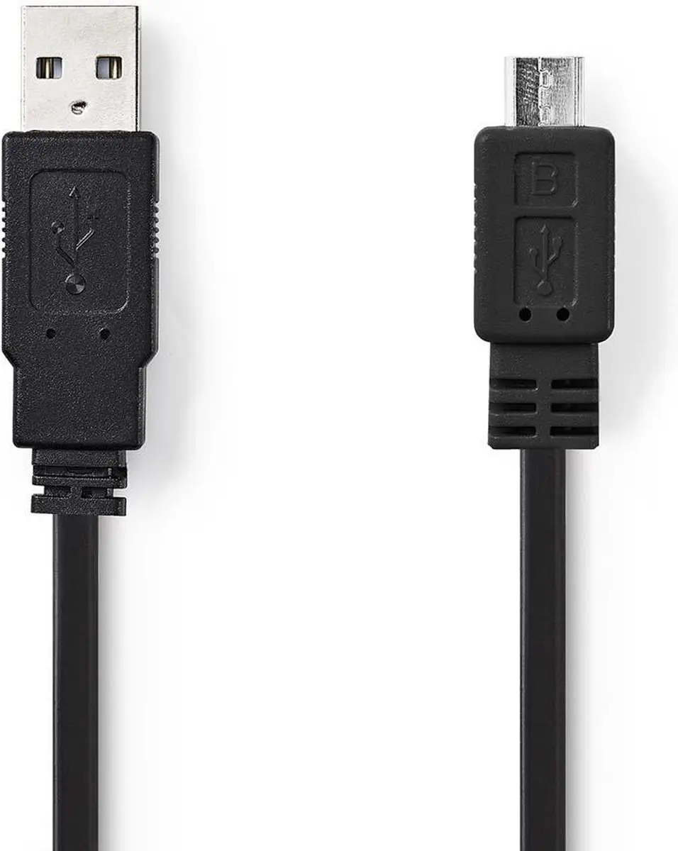Nedis USB 2.0 A naar Micro-B Kabel 1m