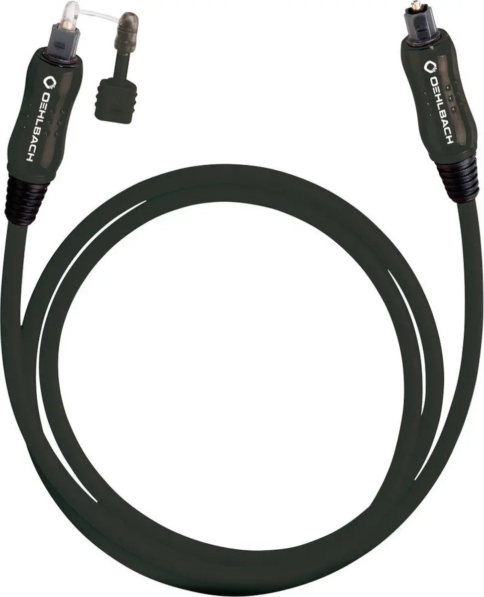 Oehlbach Opto Star 500 Toslink naar 3,5mm Glasvezelkabel - Zwart
