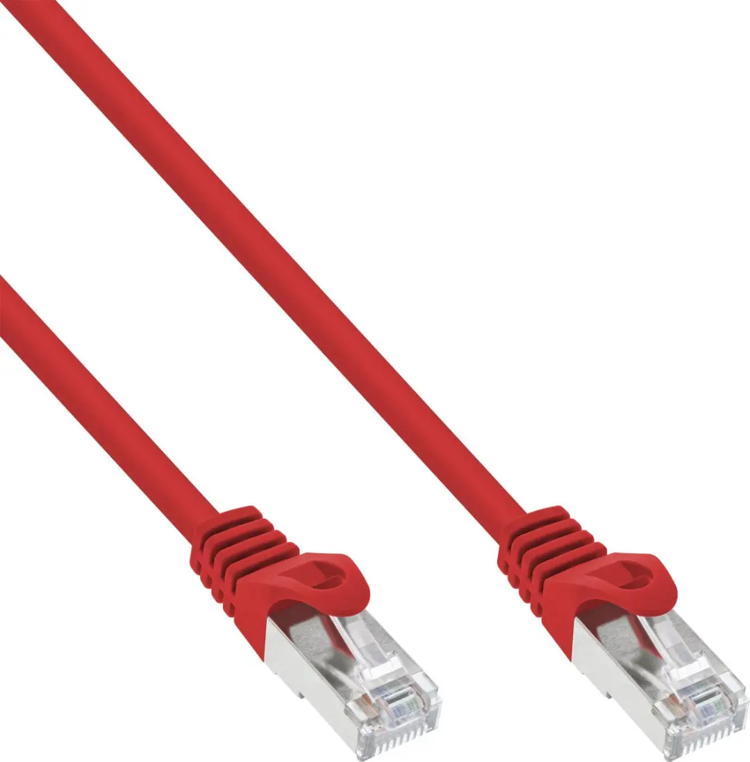 InLine Patchkabel F/UTP Cat.5e Rood 0,5m