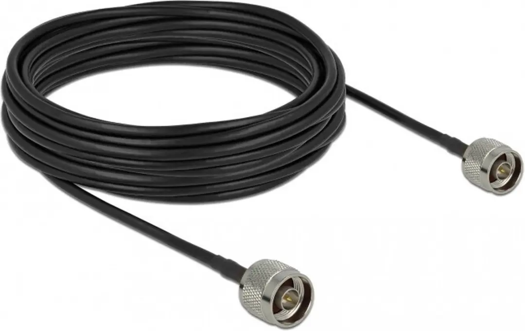 Delock LMR195/RF195 Kabel 50 Ohm - 10m - Zwart
