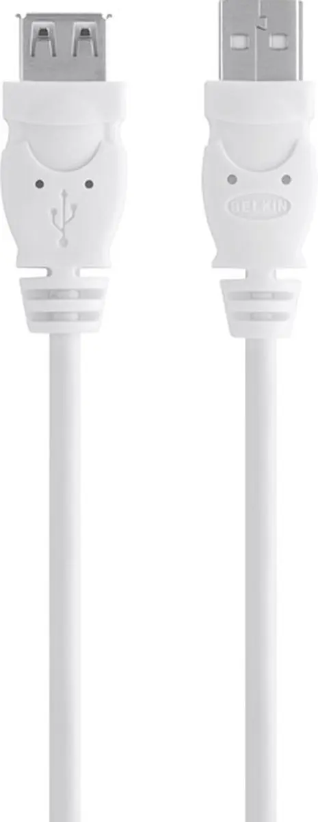 Belkin USB 2.0 A M/F Kabel 1,8m - Zwart