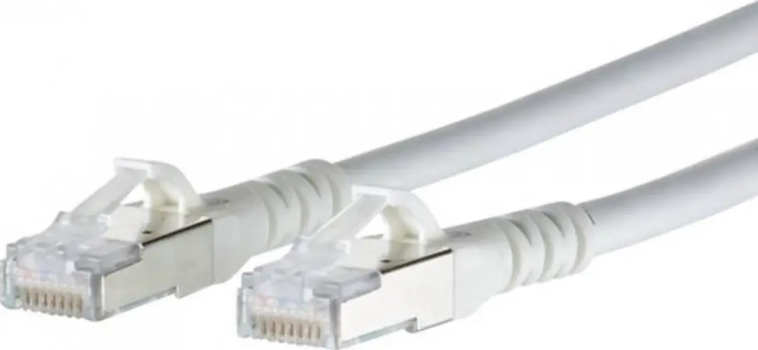 METZ CONNECT BTR NETCOM Cat6A Netwerkkabel Wit 1m