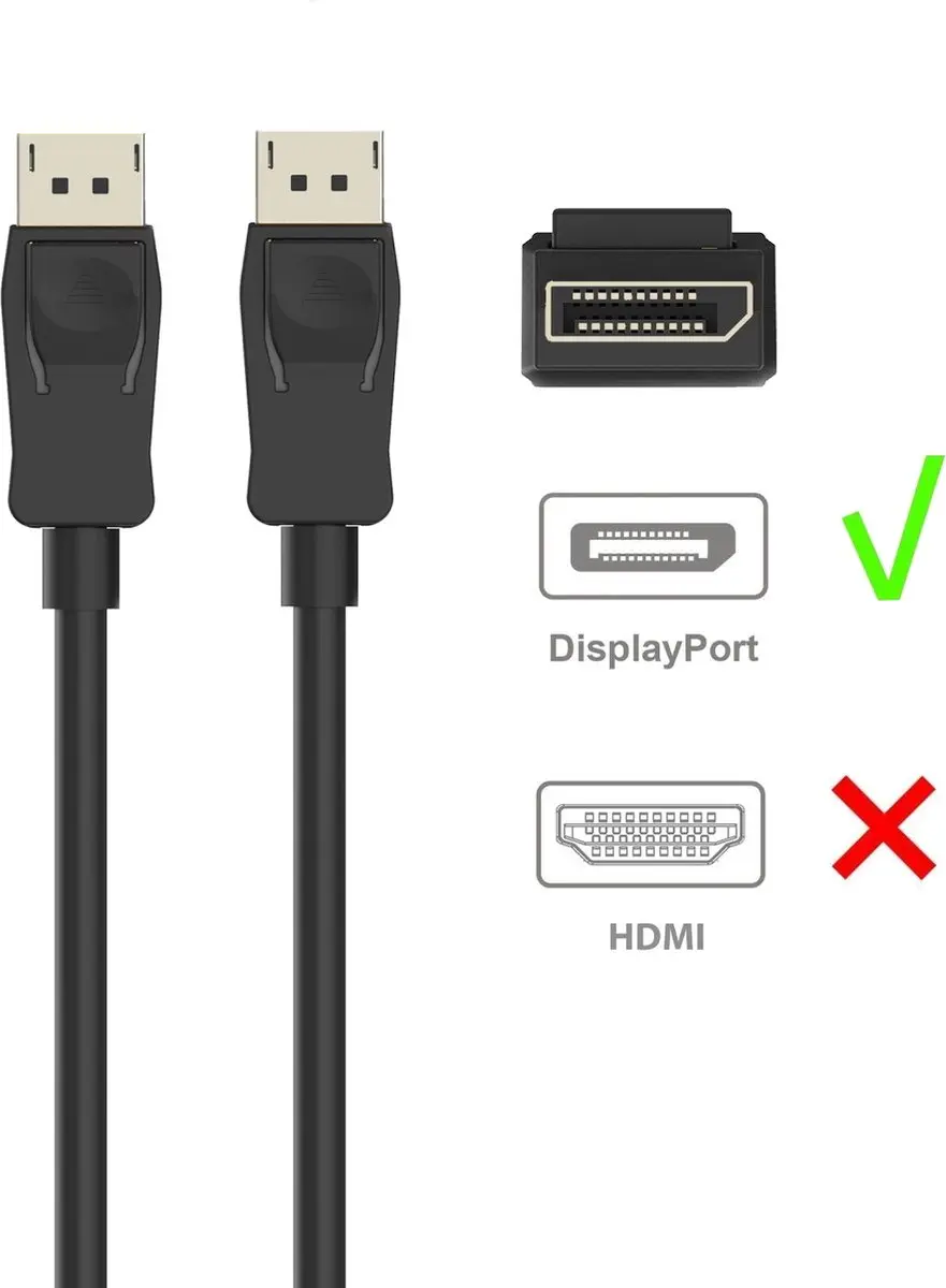 Schwarzkopf Ewent DisplayPort Kabel - Zwart