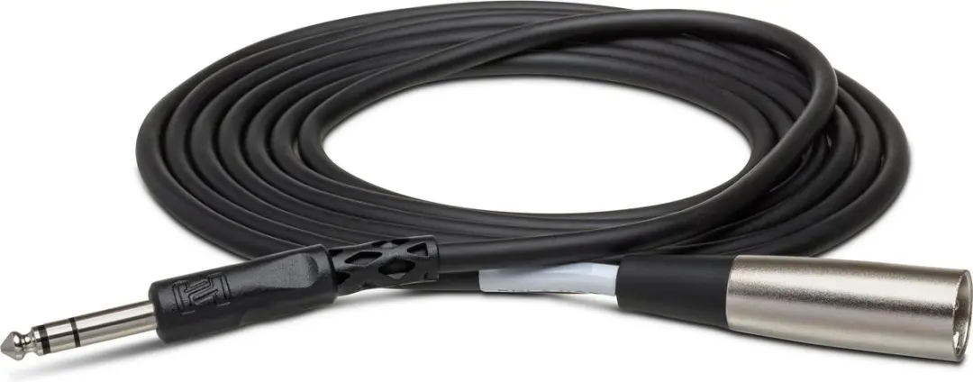 Hosa STX-110M Jack naar XLR Kabel 3m - Zwart