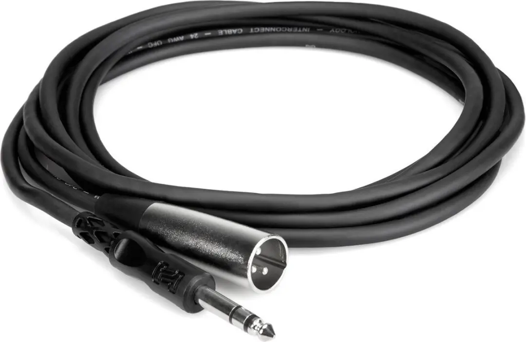 Hosa STX-110M Jack naar XLR Kabel 3m - Zwart