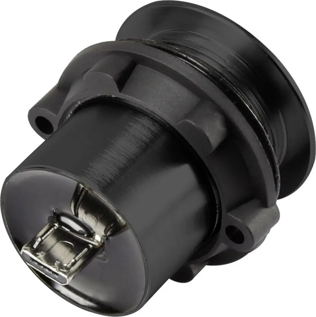 Tru Components Micro USB-01-BK Inbouwbus 2.0 - Zwart