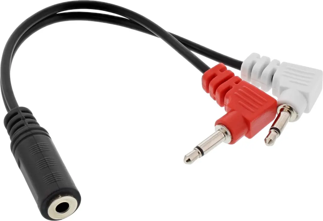 InLine 3,5mm Jack Stereo Haakse Adapter