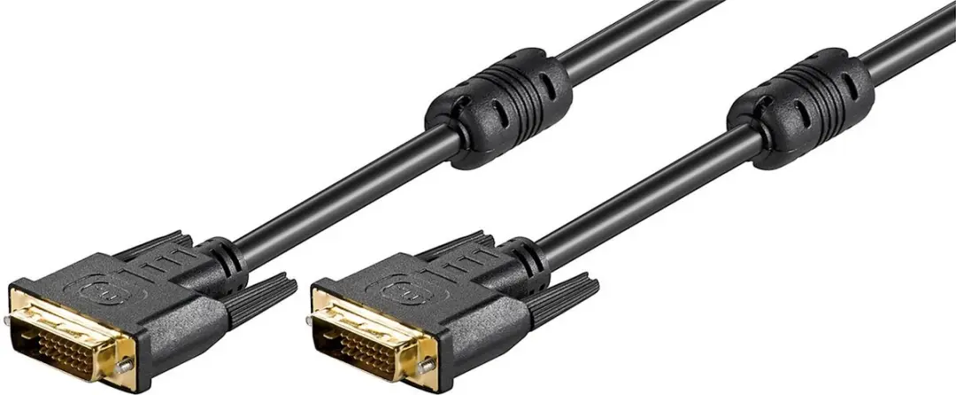 Goobay DVI-D Dual Link Kabel - 10m - Verguld