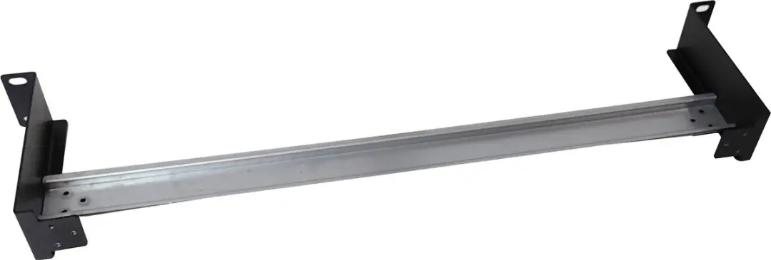 InLine 19 inch DIN-rail Paneel 1U - Zwart/Grijs