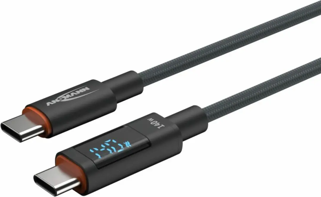 Ansmann 1700-0171 USB-C Kabel 2m - Antraciet - afbeelding 6 van 6
