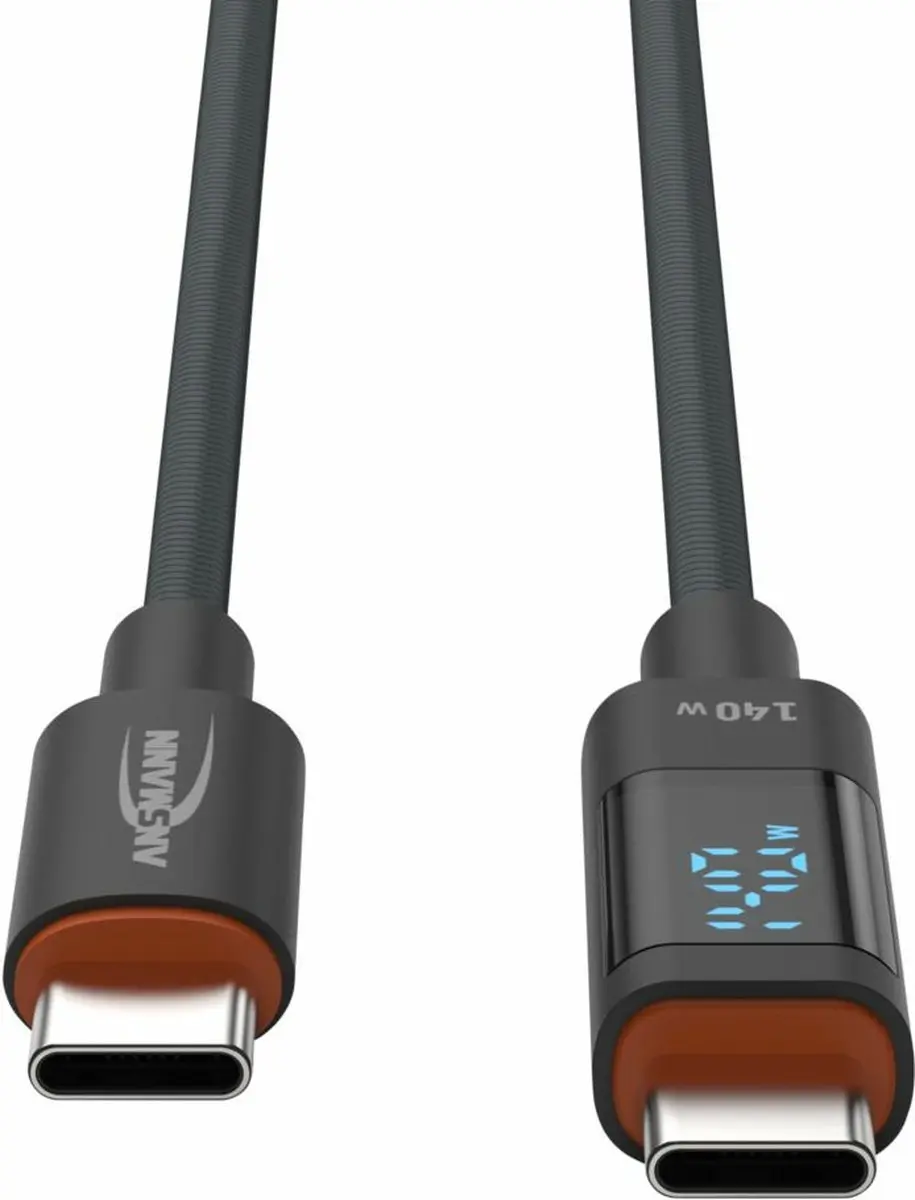 Ansmann 1700-0171 USB-C Kabel 2m - Antraciet