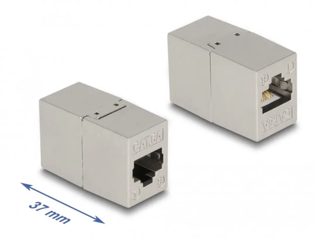 Delock RJ45 naar RJ45 Cat.6A Adapter