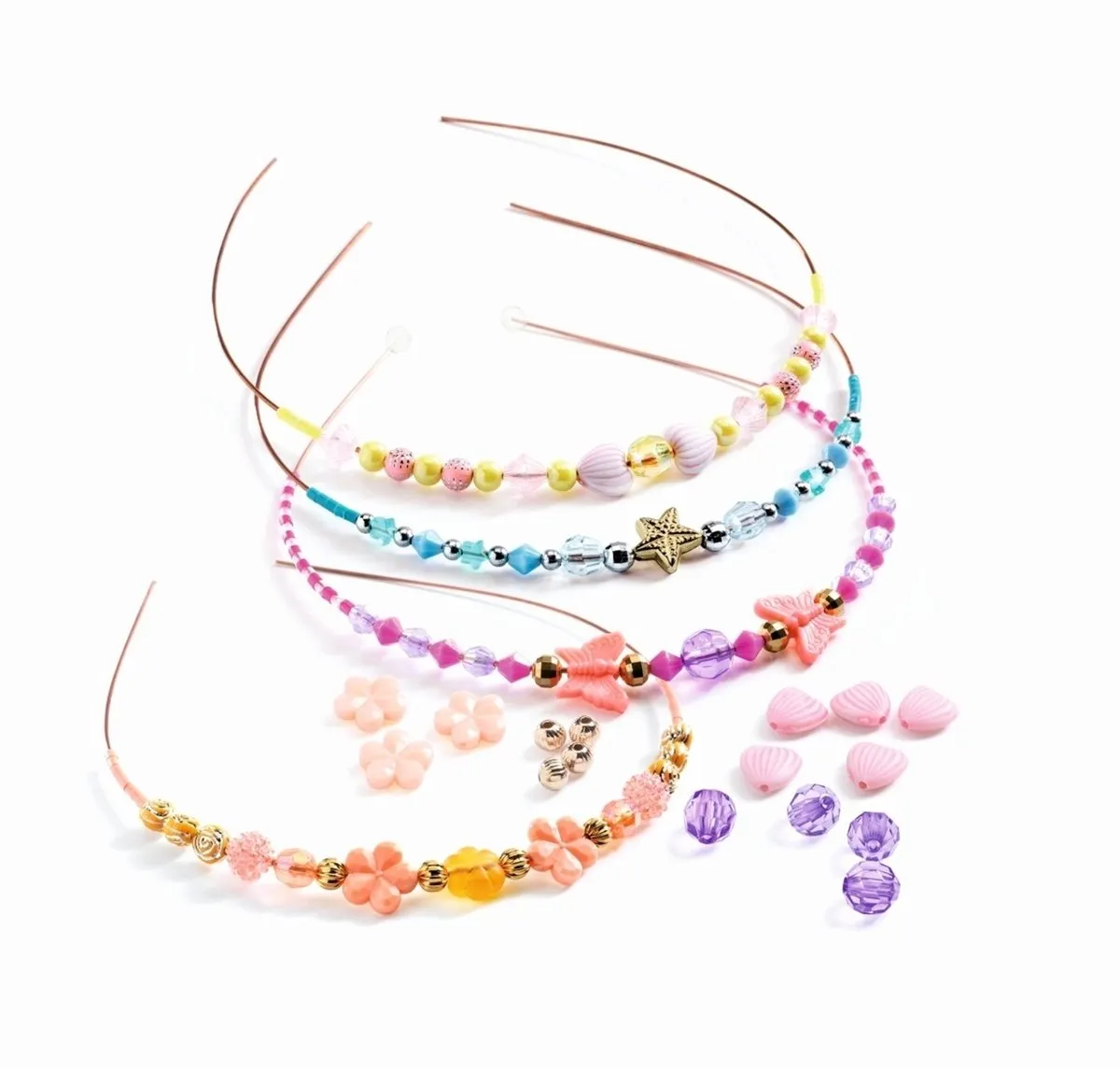 Djeco kralen & sieraden Precious knutselset - maak je eigen kronen.