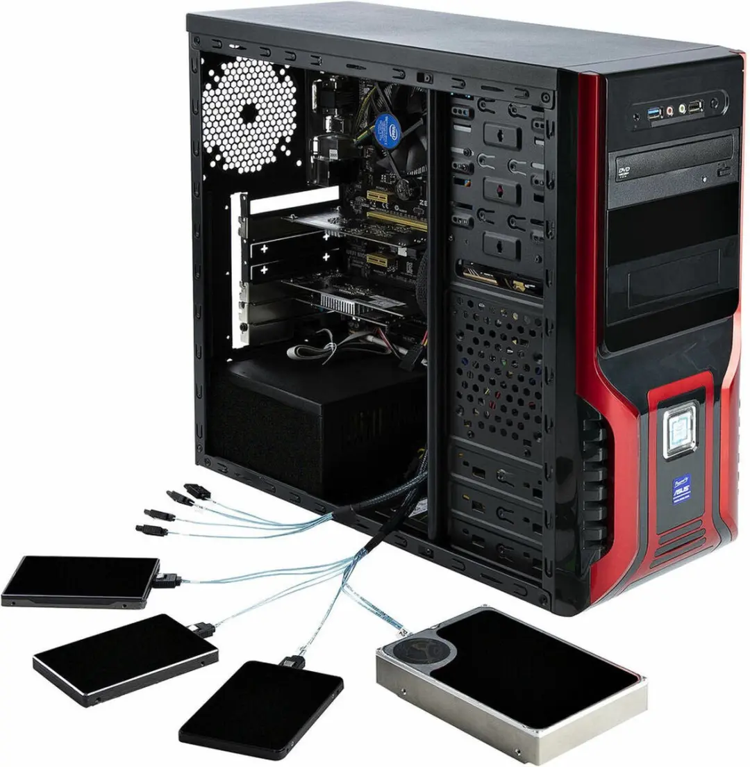 Startech 8P6G-PCIE-SATA-CARD PCI-kaart - Meerkleurig
