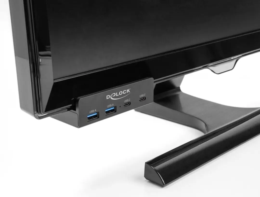 Delock 64262 USB Hub 5Gbps - 4 Poorten - USB-A/USB-C - Zwart